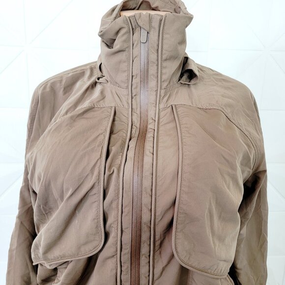 Lululemon Women's Frontier Brown Always Effortless Full-Zip Basic Jacket Size 6 - Picture 3 of 10